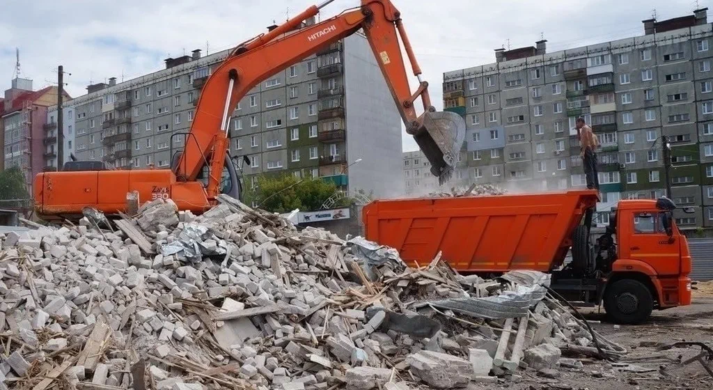 Профессиональный вывоз строительного мусора в Кохме в октябре