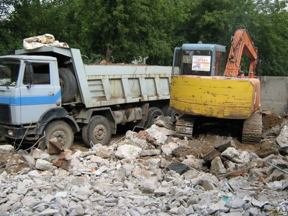 Вывоз бетонного боя и утилизация в Кохме в октябре