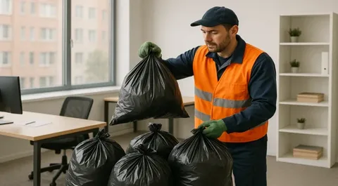 Уборка и вывоз мусора после мероприятий в Кохме в октябре